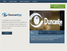 Tablet Screenshot of duncaneye.com